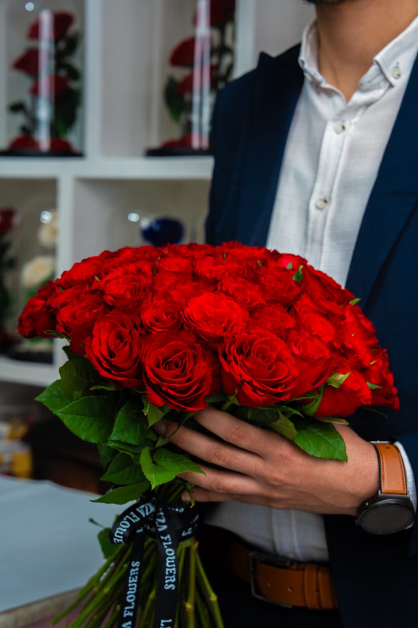 Classic Red Rose Bouquet