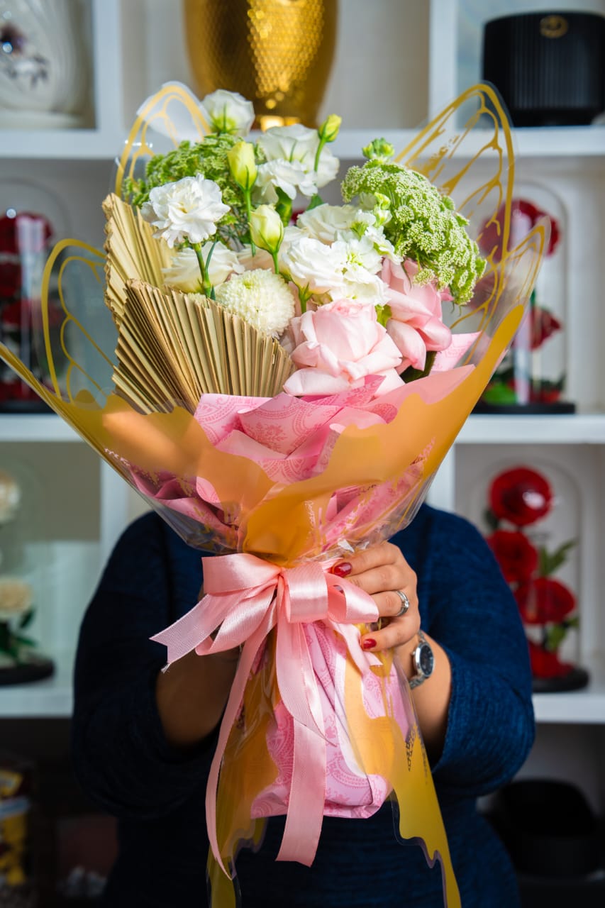 Golden Grace Floral Bouquet